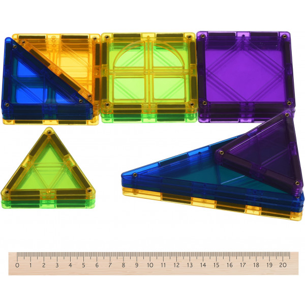 Фото - Магнітний конструктор Magkiss Плитки 32 ел. (MPL-32)