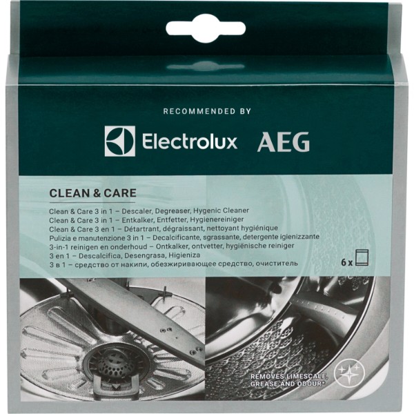 Фото - Средство от накипи для стиральных и посудомоечных машин Electrolux 3 в 1, M2GCP601, 6 шт x 50 г