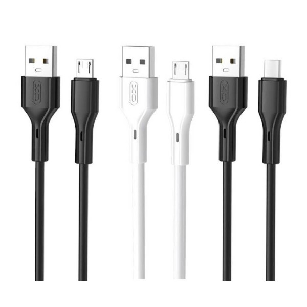 Фото - Кабель XO USB cable microUSB 1m (NB230-AM.black)