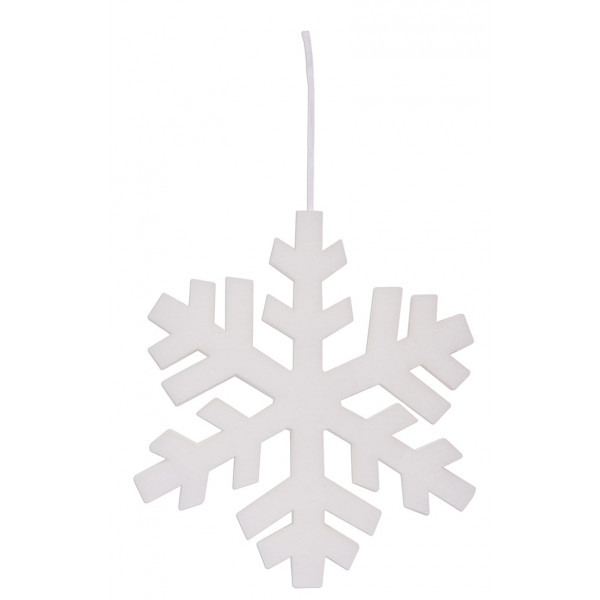 Фото - Декор підвіска New Year Novogod'ko 50 cм біла (974203)