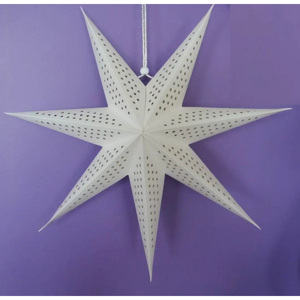 Фото - Декор New Year Novogod'ko Зірка 3D бiла, 45 см, LED (974218)