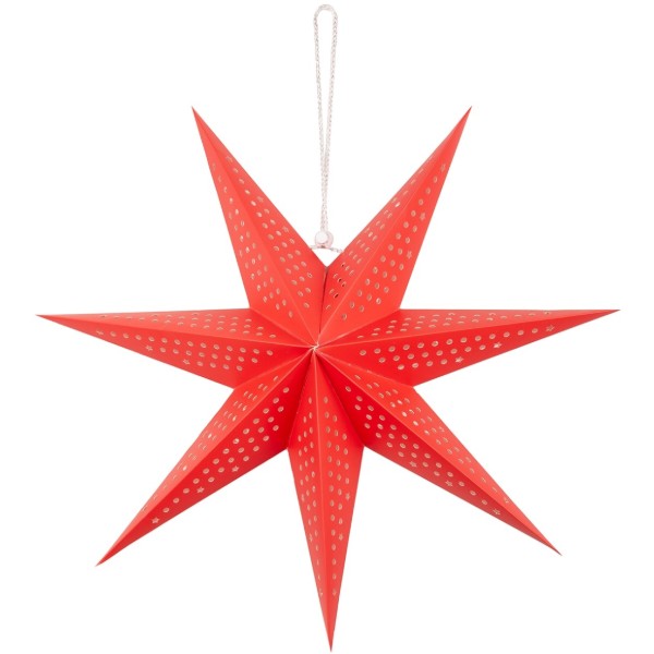 Фото - Декор New Year Novogod'ko Зірка 3D червона, 45 см, LED (974219)