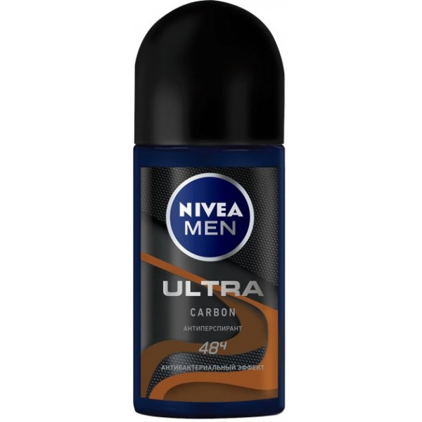 Фото - Дезодорант кульковий NIVEA антіперсп ULTRA CARBON 50мл