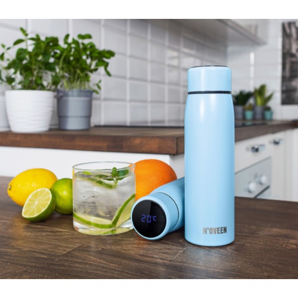 Фото - Термопляшка Noveen TB2217 Light Blue 380 мл