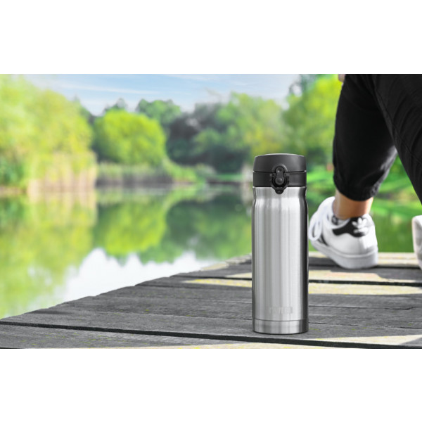 Фото - Термопляшка Noveen TB802 Silver 400 мл