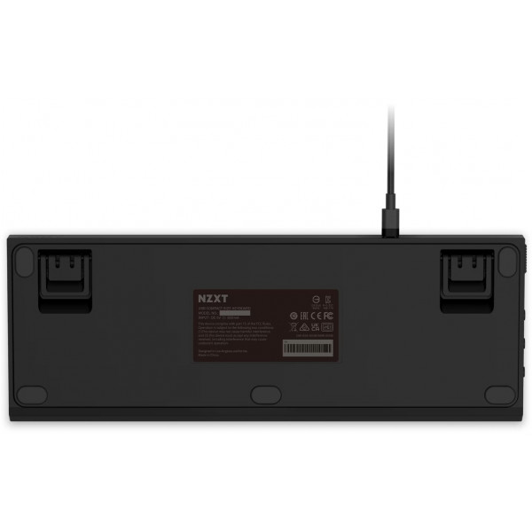 Фото - Клавіатура дротова ігрова NZXT Compact (ANSI) White (KB-175US-WR)