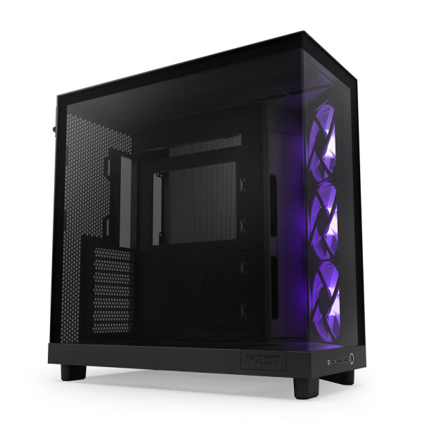 Фото - Корпус NZXT H6 Flow RGB All Black (CC-H61FB-R1)