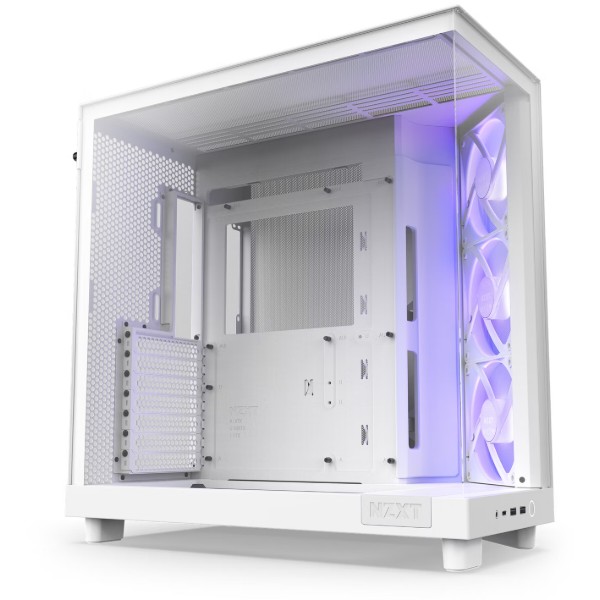 Фото - Корпус NZXT H6 Flow RGB All White (CC-H61FW-R1)