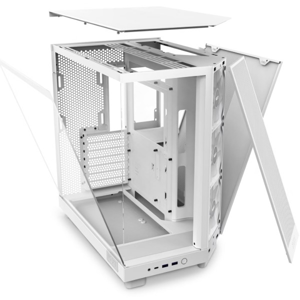 Фото - Корпус NZXT H6 Flow RGB All White (CC-H61FW-R1)