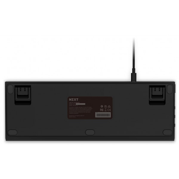 Фото - Клавиатура проводная игровая NZXT TKL (ANSI) Black (KB-1TKUS-BR)