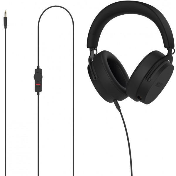 Фото - Гарнитура проводная игровая NZXT Wired Closed Back Headset 40mm Black V2 (AP-WCB40-B2)