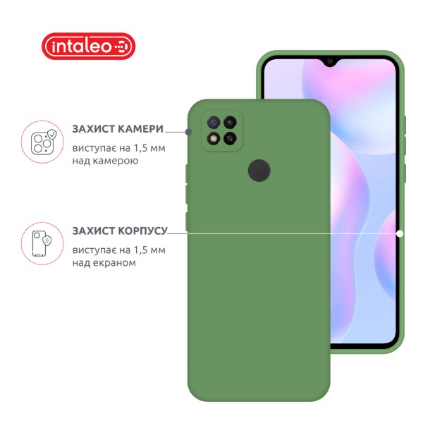 Фото - Чохол для смартфону Intaleo SoftShell for Xiaomi Redmi 9 Green (1283126564154)