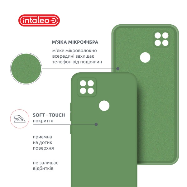 Фото - Чохол для смартфону Intaleo SoftShell for Xiaomi Redmi 9 Green (1283126564154)