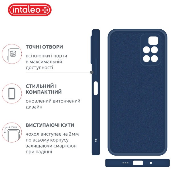 Фото - Чохол для смартфону Intaleo SoftShell for Xiaomi Redmi 10 Blue (1283126563898)