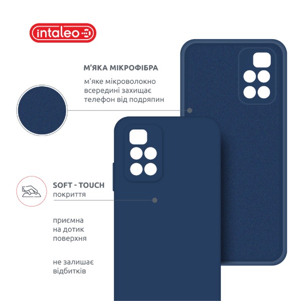 Фото - Чохол для смартфону Intaleo SoftShell for Xiaomi Redmi 10 Blue (1283126563898)