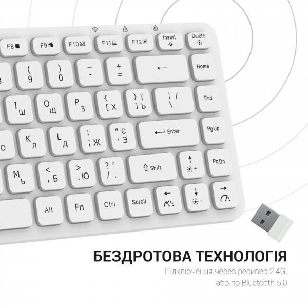 Фото - Клавіатура бездротова OfficePro SK790W