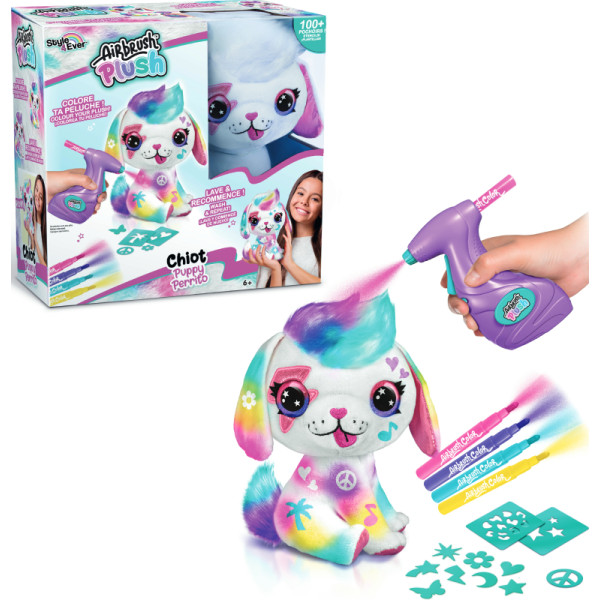 Фото - Набір для декупажу та розпису Canal Toys DIY AIRBRUSH PLUSH - Щеня (OFG249/1)