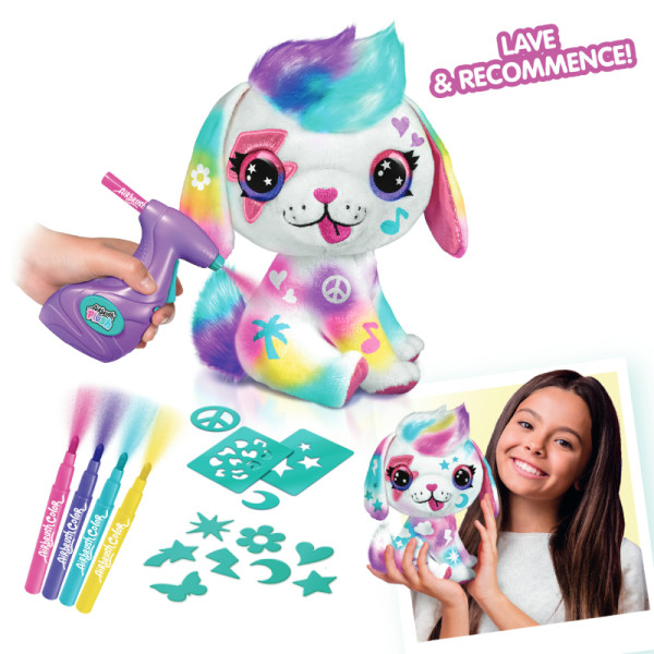 Фото - Набір для декупажу та розпису Canal Toys DIY AIRBRUSH PLUSH - Щеня (OFG249/1)