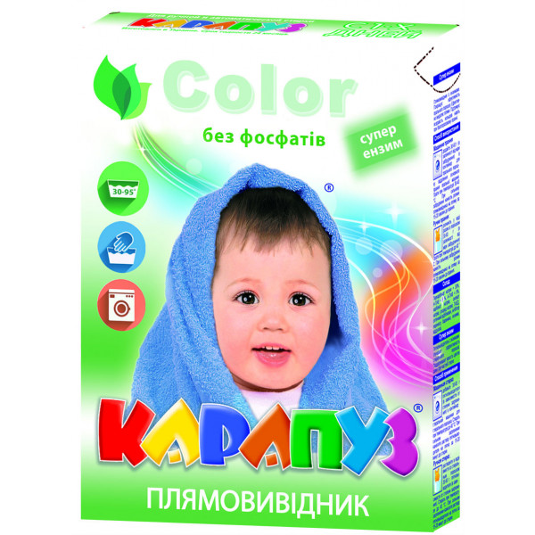 Фото - Засіб для видалення плям Карапуз Сolor з ензимами, 0,5 кг