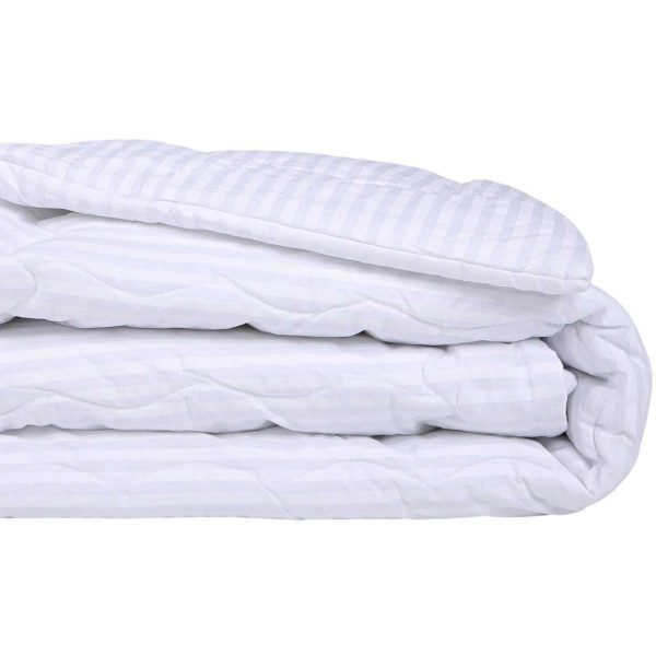 Фото - Ковдра зимова двоспальна MirSon антиалергенна №174 Сolor Fun Line 17-0605 Stripe White Eco-Soft 172х205 + нав. 2 шт. (2200010853087)