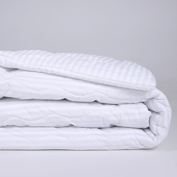 Фото - Одеяло детское демисезонное MirSon Шелковая №194 Сolor Fun Line 17-0605 Stripe White Silk 110х140 см +нав 2 шт. (2200010857474)