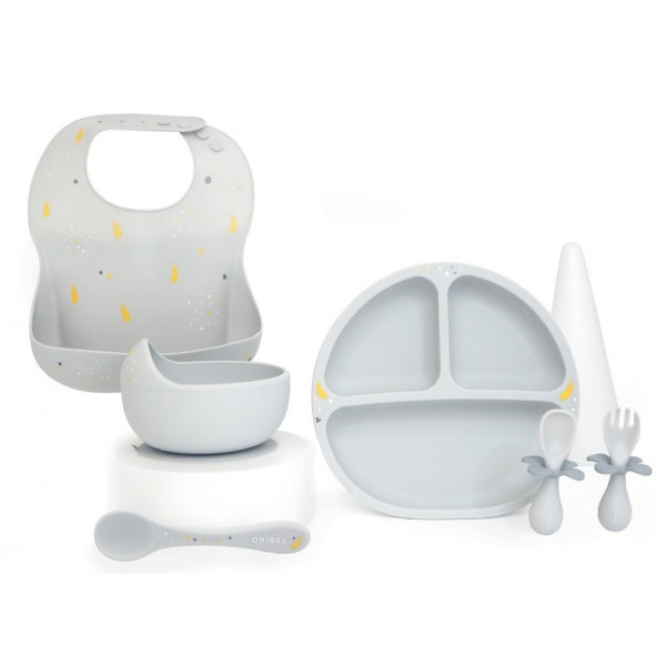 Фото - Набір дитячий Oribel Cocoon 2 пр. Gray (OR223-90013)