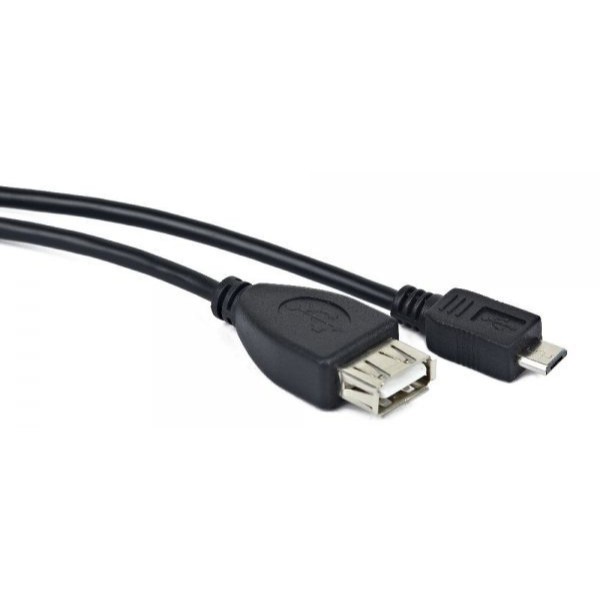 Фото - Кабель Maxxter OTG USB 2.0 AF to Micro 5P 0.15m (U-AFM-OTG)