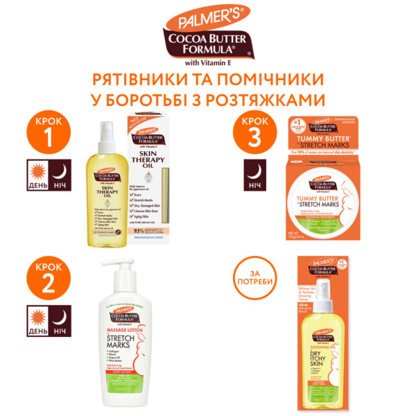 Фото - Масло для масажу Palmer's Cocoa Butter Formula 125 г (4076-6N)