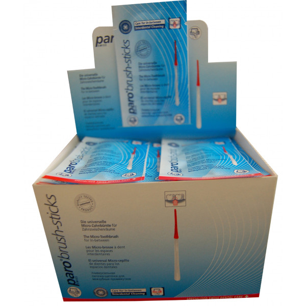 Фото - Міжзубні щітки Paro Swiss paro BRUSH-STICKS, в інд. пакеті по 1 шт, в уп. 60 шт. (7.1062)