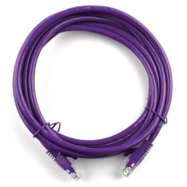 Фото - Кабель патч-корд Ritar RJ-45, Cat.5e, CU 10 m Purple (PCR-CU/10Pe/04292)