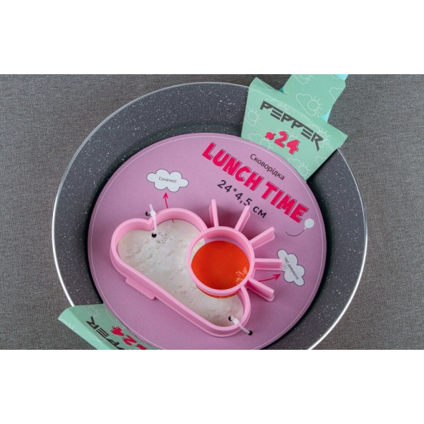 Фото - Сковорода универсальная Pepper 24x4,5 cм (PR-2115-24)