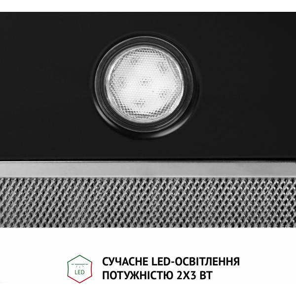 Фото - Вытяжка встраиваемая Perfelli BI 6512 A 1000 BL LED