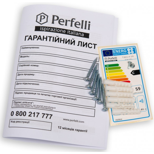 Фото - Витяжка декоративна Perfelli T 6612 A 1000 IV LED