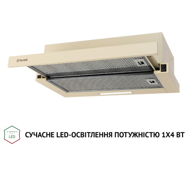 Фото - Уцінка - Витяжка вбудована Perfelli TL 6316 IV 700 LED