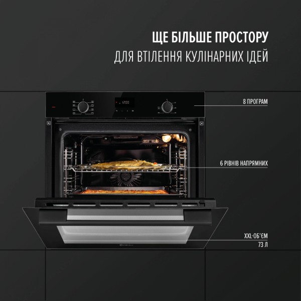 Фото - Духовой шкаф Perfelli PERLA 6D8I NERO