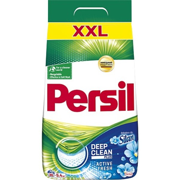 Фото - Стиральный порошок Persil авт. Свежесть от Силан 5,4кг, 36 циклов