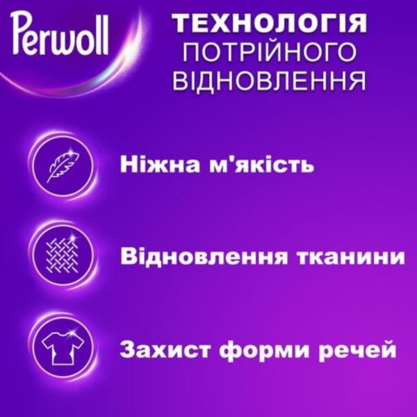 Фото - Засіб для делікатного прання Perwoll д/вовни, шовку та делікатних тканин 1000 мл