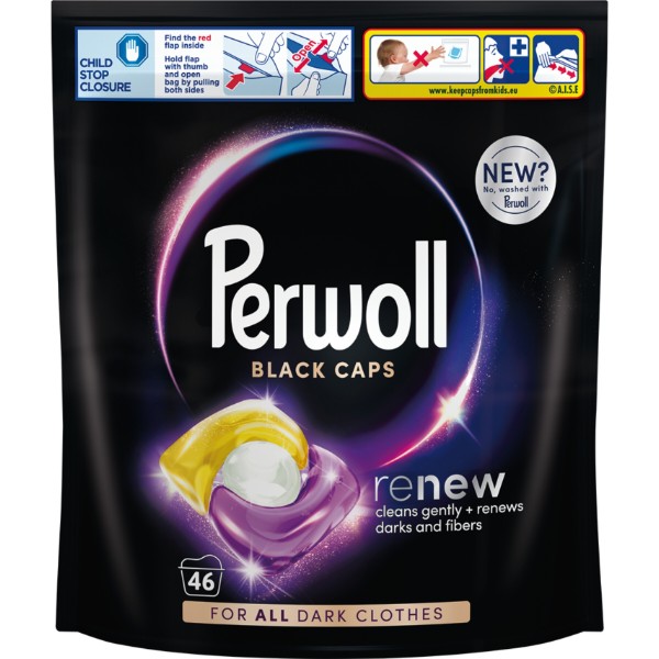 Фото - Капсулы для стирки Perwoll д/темных и черных вещей 46 шт
