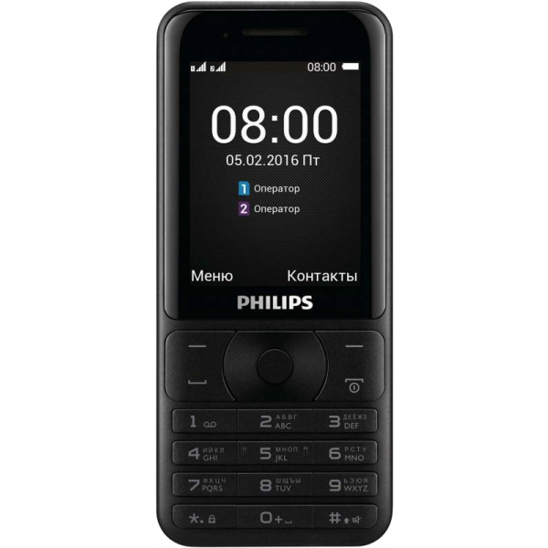 Фото - Мобильный телефон Philips Xenium E181 D/S Black