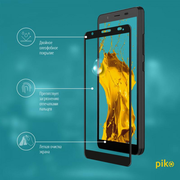 Фото - Захисне скло для смартфона
 Piko for ZTE Blade A3 2020 Black Full Glue, 0.3mm, 2.5D (1283126505447)