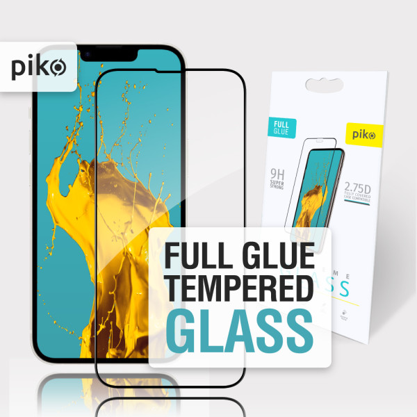 Фото - Захисне скло для смартфону Piko 9H for Apple iPhone 16E / 13 / 13 Pro / 14 / 16e Black (1283126614293