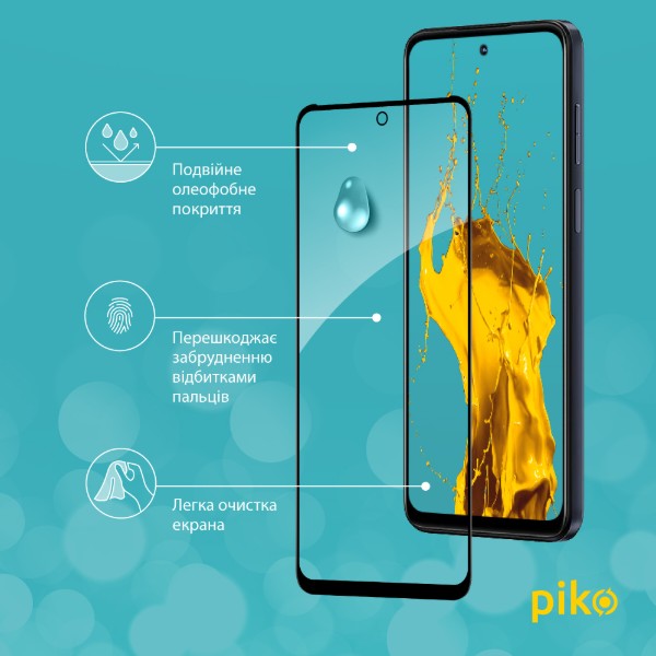Фото - Захисне скло для смартфону Piko 9H for HMD Pulse Pro / Puls / Puls+ Black (1283126624254)