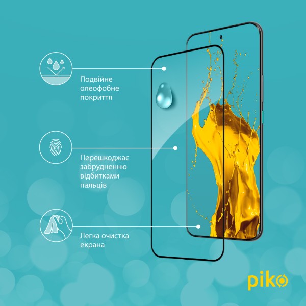 Фото - Защитное стекло для смартфона Piko 9H for Infinix Hot 60 Pro Plus Black (1283126630200)