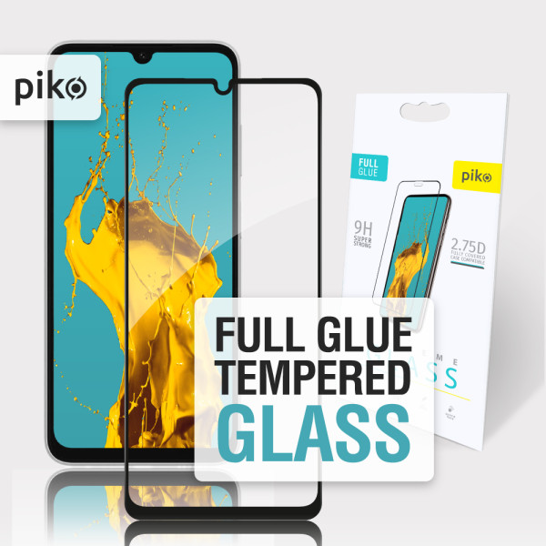 Фото - Захисне скло для смартфону Piko 9H for Samsung Galaxy A07 Black (1283126623806)