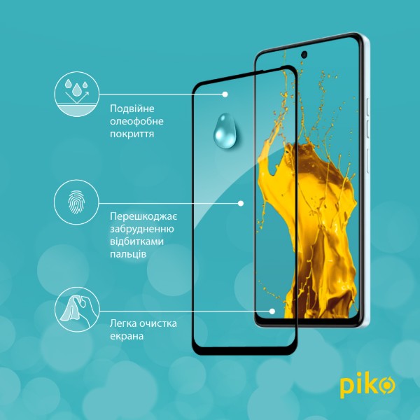 Фото - Захисне скло для смартфону Piko 9H for Tecno POP 10 Black (1283126627989)