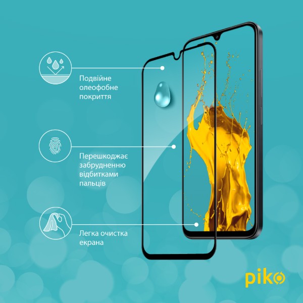 Фото - Защитное стекло для смартфона Piko 9H for Xiaomi Poco C85 4G / Redmi 15C 4G / Redmi 15C Black (1283126628290)