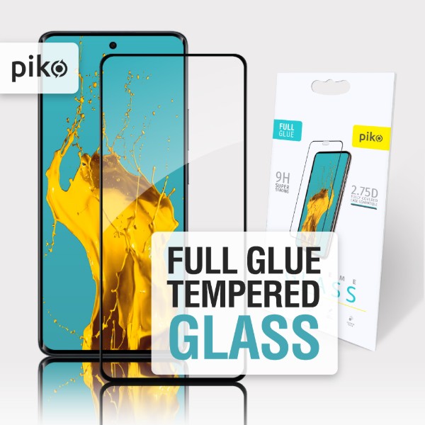 Фото - Захисне скло для смартфону Piko 9H for Xiaomi Poco M8 Black (1283126634512)