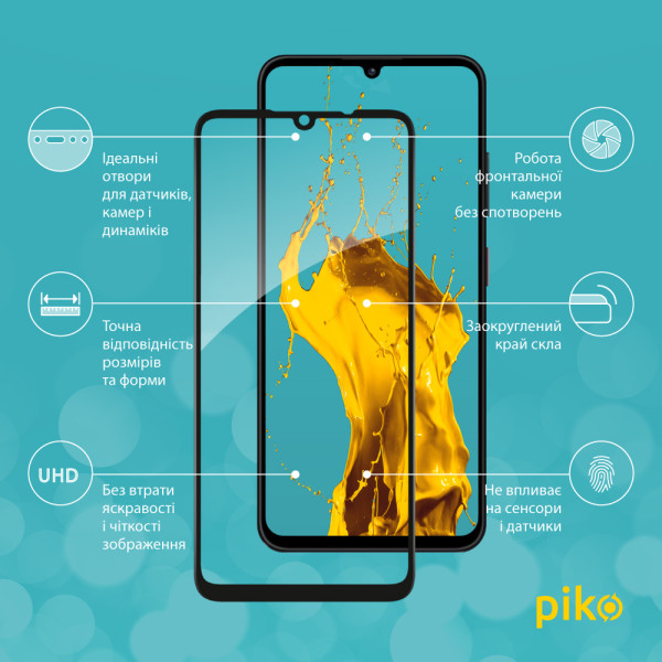 Фото - Защитное стекло для смартфона Piko 9H for ZTE Blade A56 Black (1283126635670)