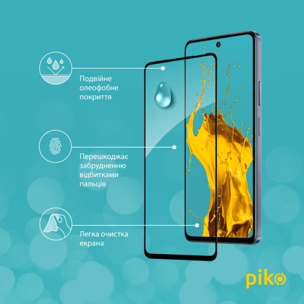Фото - Защитное стекло для смартфона Piko 9H for Infinix Hot 50 4G / Hot 50 Pro Black (1283126602993)