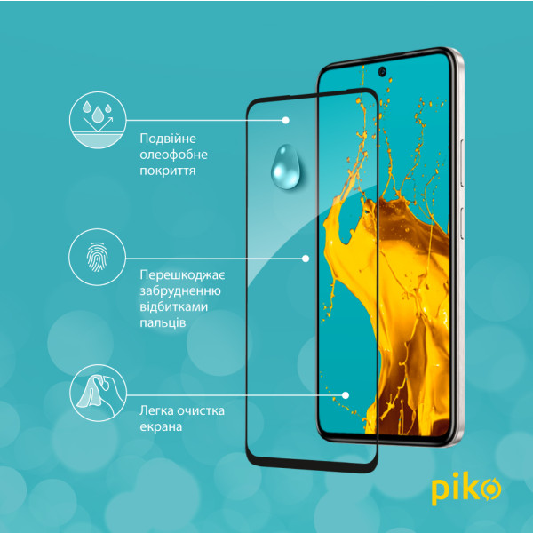 Фото - Защитное стекло для смартфона Piko 9H for Infinix Hot 50 Pro / Hot 50 4G Black (1283126598586)